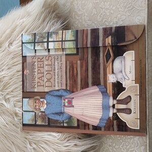 American girl Kirsten paper doll set